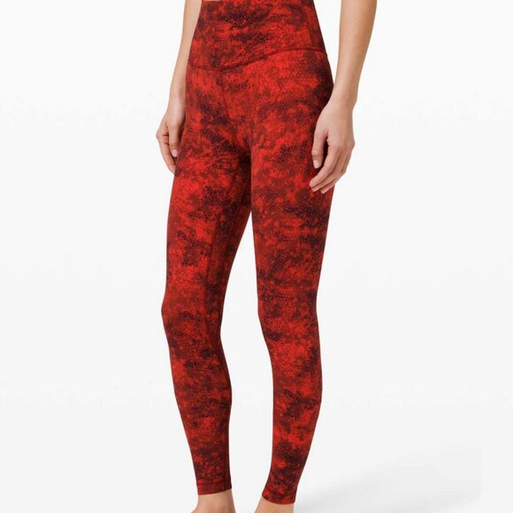 Lululemon Wunder Under High-Rise Tight 25" Full-On Luxtreme * Lunar New Year * 6